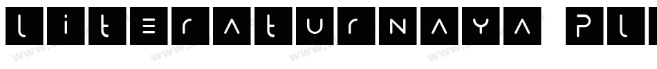 Literaturnaya Plain 001.001字体转换
